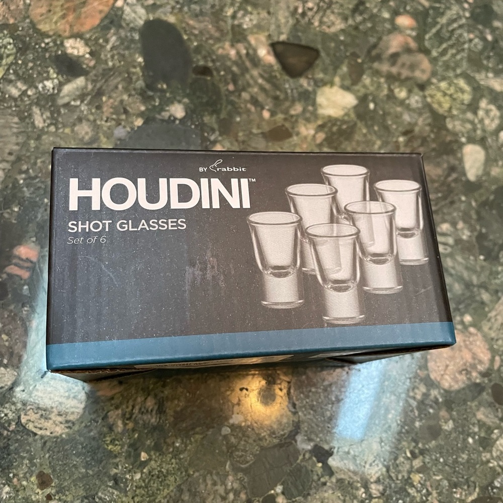 Houdini shot glass set